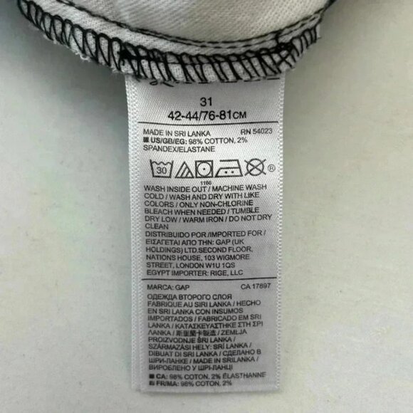 GAP Men’s Shorts 12” Stretch Casual Flat Front Chino Shorts Washed Black 31 - Picture 9 of 15